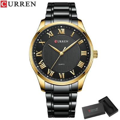 Relógio Masculino Curren 8409 À Prova D'Água Preto