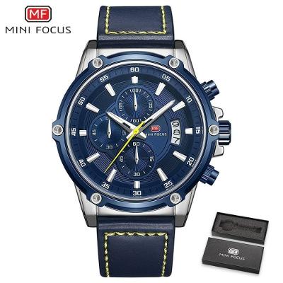 Relógio Masculino Mini Focus Mf0175g à Prova D'água Azul