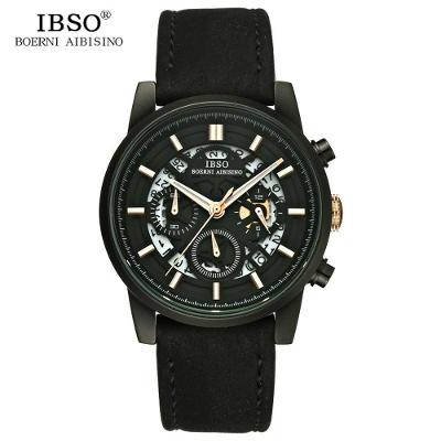 Relógio De Quartzo Masculino Ibso 6860 à Prova D'água Preto