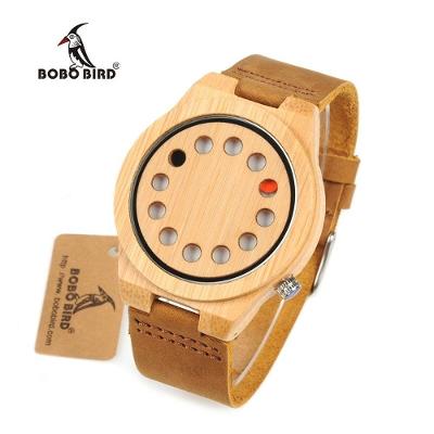 Relógio Masculino Bobo Bird Wd08 Não À Prova D' Água