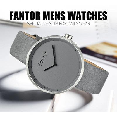 Relógio Masculino Fantor Wf1011g à Prova D'água Branco