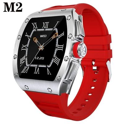 Relógio Inteligente Masculino Smartch Nrf52832 à Prova D'água Vermelho