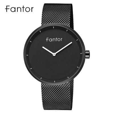 Relógio Masculino Fantor Wf1011g à Prova D'água Preto