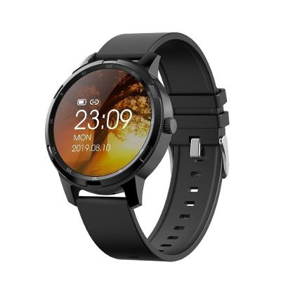 Relógio Inteligente Masculino Smartch Nrf52832 à Prova D'água Preto