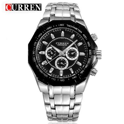 Relógio Masculino Curren 8084 À Prova D'Água Preto