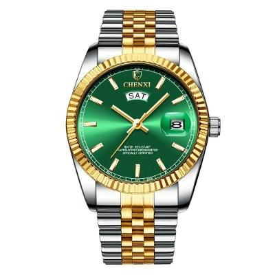 Relógio Masculino Chenxi Cx-004b à Prova D'água Verde