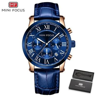 Relógio Masculino Mini Focus Mf0415g à Prova D'água Azul