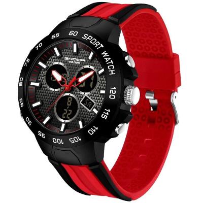 Relógio Pulso Digital Masculino Display Duplo A Prova D`Água