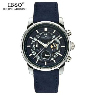 Relógio De Quartzo Masculino Ibso 6860 à Prova D'água Azul