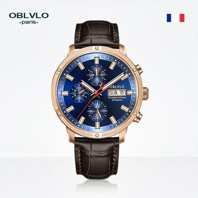Relógio Masculino Reef Tiger Cm à Prova D'água Azul