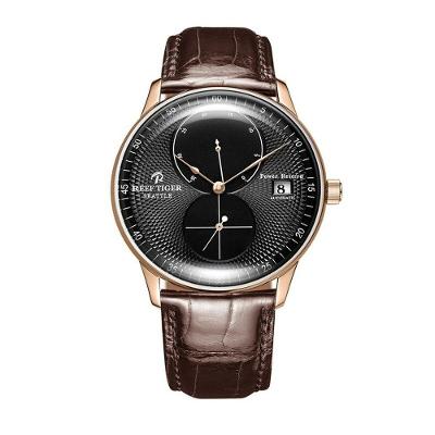 Relógio Masculino Reef Tiger Rga82b0 à Prova D'água Marrom