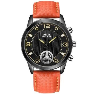 Relógio Masculino Smael Ws-ly-1385 à Prova D'água Laranja