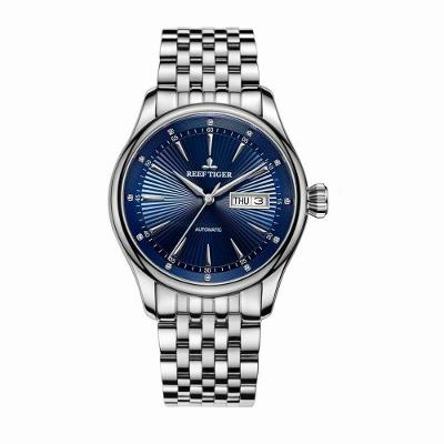 Relógio Masculino Reef Tiger Rga8232-yby à Prova D'água Prata