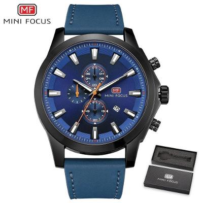 Relógio Masculino Mini Focus Mf0082g à Prova D'água Azul