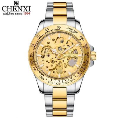 Relógio Masculino Chenxi Cx-8808b à Prova D'água Dourado