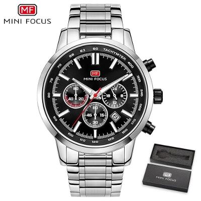 Relógio Masculino Mini Focus Mf0133g à Prova D'água Preto