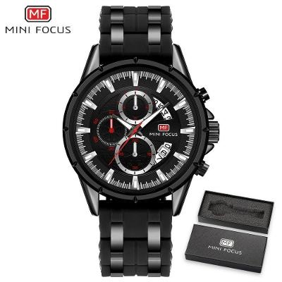 Relógio Masculino Mini Focus Mf0273g à Prova D'água Vermelho