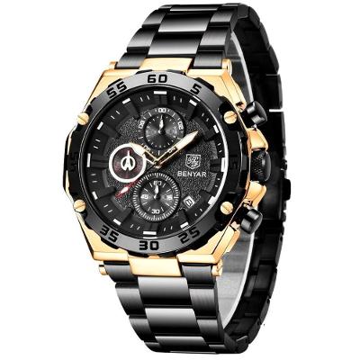 Relógio Masculino Analogico Luxo Inox A Prova Dagua