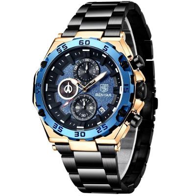 Relógio Masculino Analogico Luxo Inox A Prova Dagua