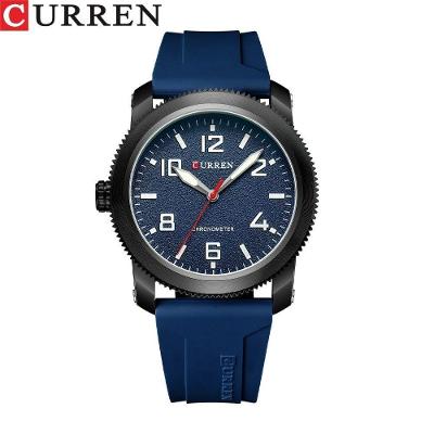 Relógio Masculino Curren 8454 à Prova D'água Azul No