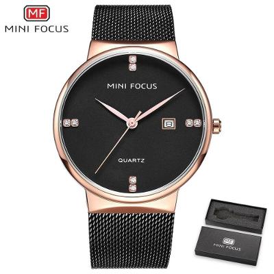 Relógio Masculino Mini Focus Mf0181g à Prova D'água Ouro