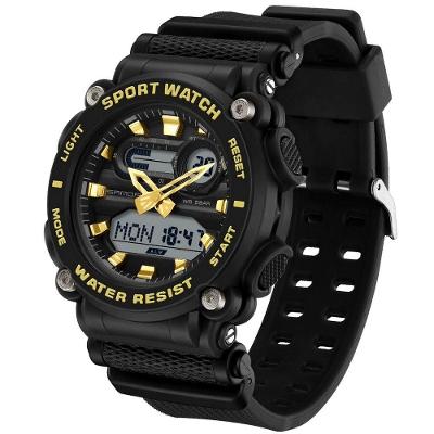 Relogio Masculino Display Duplo Esportivo A Prova D´Agua