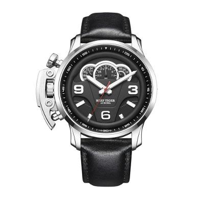 Relógio Masculino Reef Tiger Rga2105-yb à Prova D'água Prata