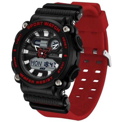 Relogio Masculino Display Duplo Esportivo A Prova D´Agua