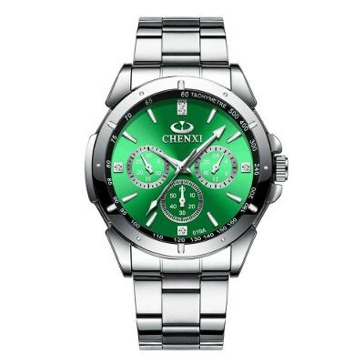 Relógio Masculino Chenxi Cx-019a à Prova D'água Verde