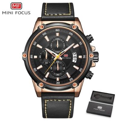Relógio Masculino Mini Focus Mf0175g à Prova D'água Ouro