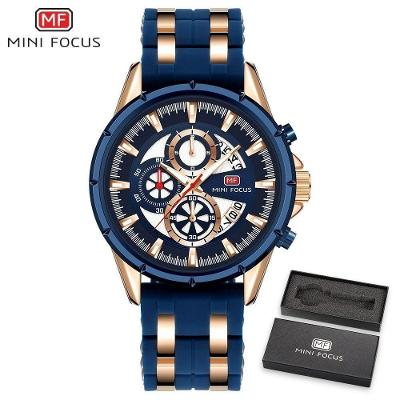 Relógio Masculino Mini Focus Mf0273g à Prova D'água Ouro