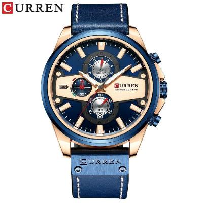 Relógio Masculino Curren 8394 à Prova D'água Azul