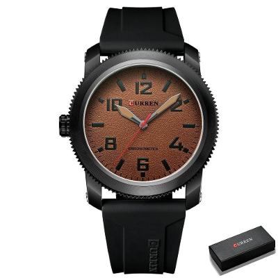 Relógio Masculino Curren 8454 à Prova D'água Branco