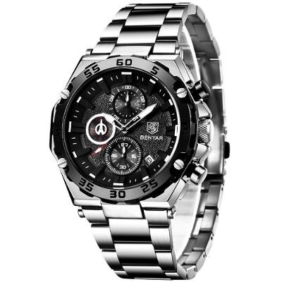 Relógio Masculino Analogico Luxo Inox A Prova Dagua