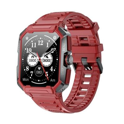 Relógio Inteligente Masculino Smartch 7a20 à Prova D'água Vermelho