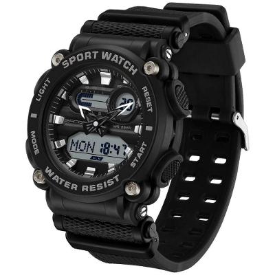Relogio Masculino Display Duplo Esportivo A Prova D´Agua