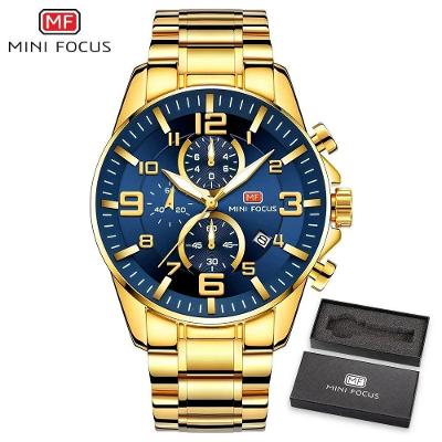 Relógio Masculino Mini Focus Mf0278g à Prova D'água Azul