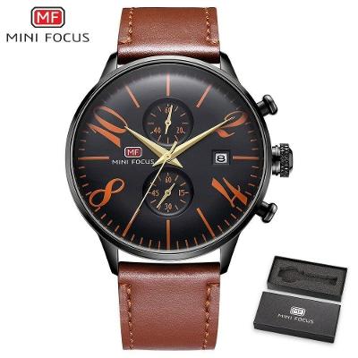 Relógio Masculino Mini Focus Mf0135-5 à Prova D'água Laranja