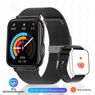 Relógio Smartwatch Foxbox 8762D À Prova D'Água Cinza Monitor Ecg Ppg