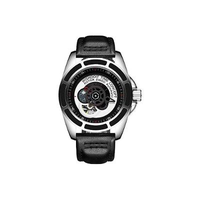 Relógio Masculino Luxo Wishdoit Mecânico Couro Wsd-8805