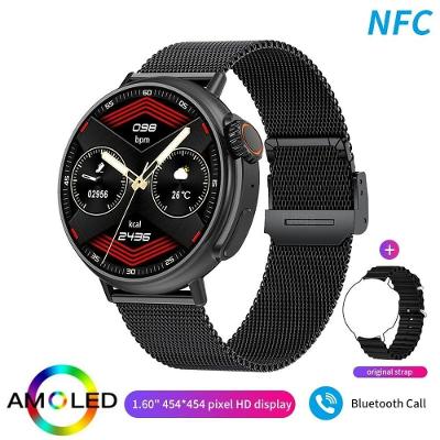 Relógio Smartwatch Foxbox 8762Dt À Prova D'Água Malha Tela Hd Amoled
