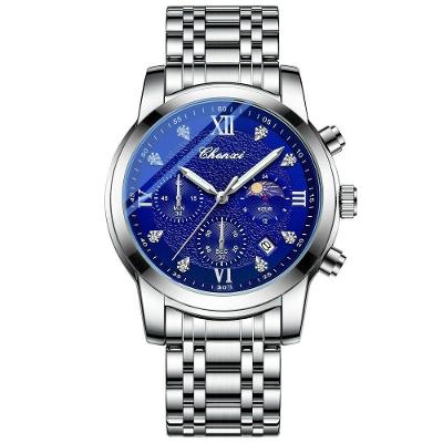 Relógio Masculino Chenxi Cx-921 à Prova D'água Azul