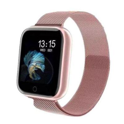 Relógio Smartwhatch P70 Pro Bluetooth Pulseira Metal Rose