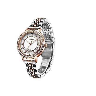 Relógio Feminino De Pulso Sunkta à Prova D'Água Aço De Luxo