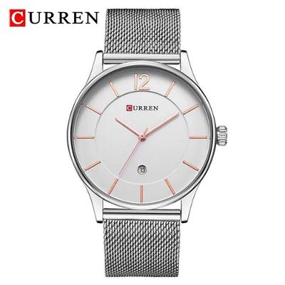 Relógio Masculino Curren 8231 à Prova D'água Branco