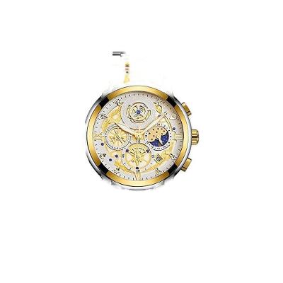 Relógio Masculino Luxo Wishdoit Calendário Wsd-133 Aço