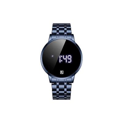 Relógio Digital Pulseira Aço Inoxidável à Prova D' Água Rewa