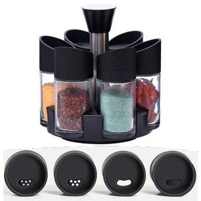 Porta Condimentos Temperos 6 Peças Cozinha Suporte