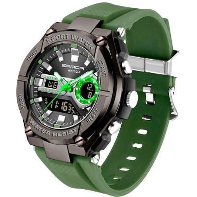 Relógio Sanda Esportivo Masculino Led Digital A Prova D'água