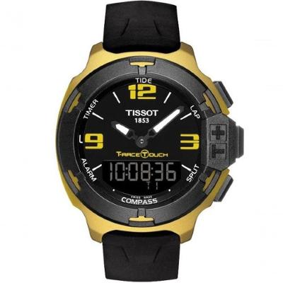 Relógio Tissot T-race Touch Anadigi Black / Gold T081.420.97